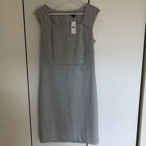 NWT Grey Check Ann Taylor Dress